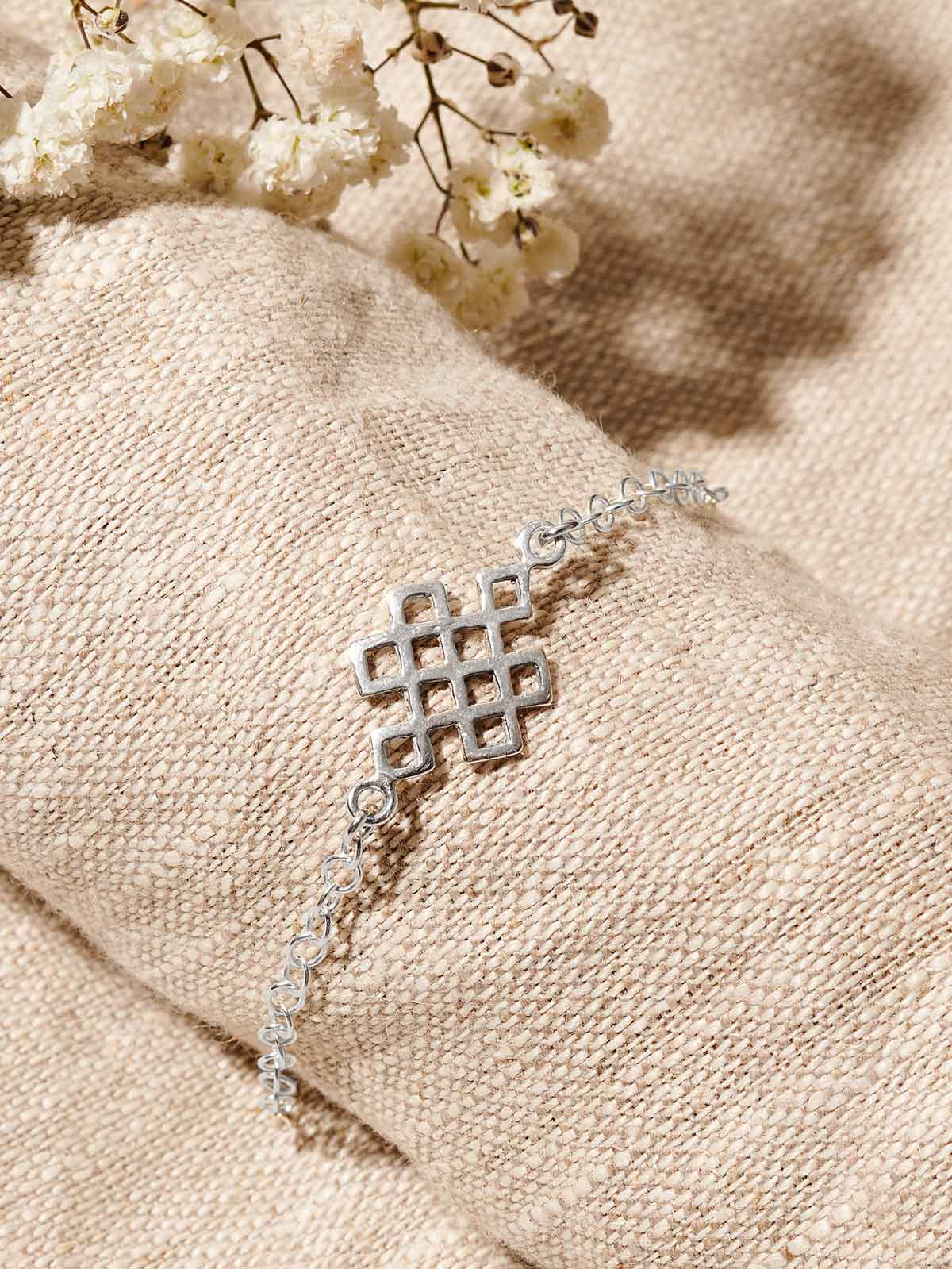 Unendlichkeit Armband Silber